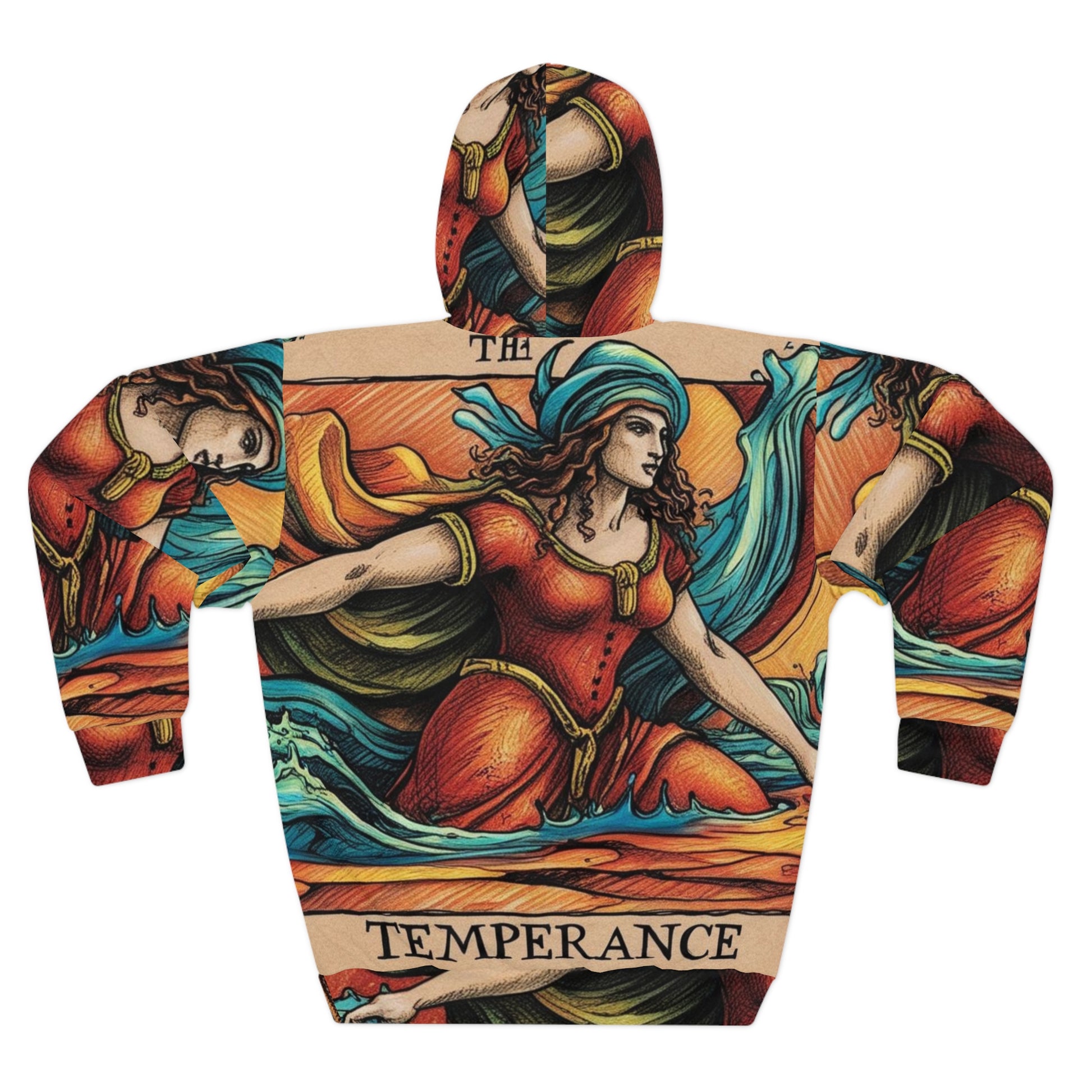 Stunning Temperance Unisex Pullover Hoodie, Art-Inspired Streetwear, Cozy Gift for Art Lovers, Unique Fashion for Every Occasion
