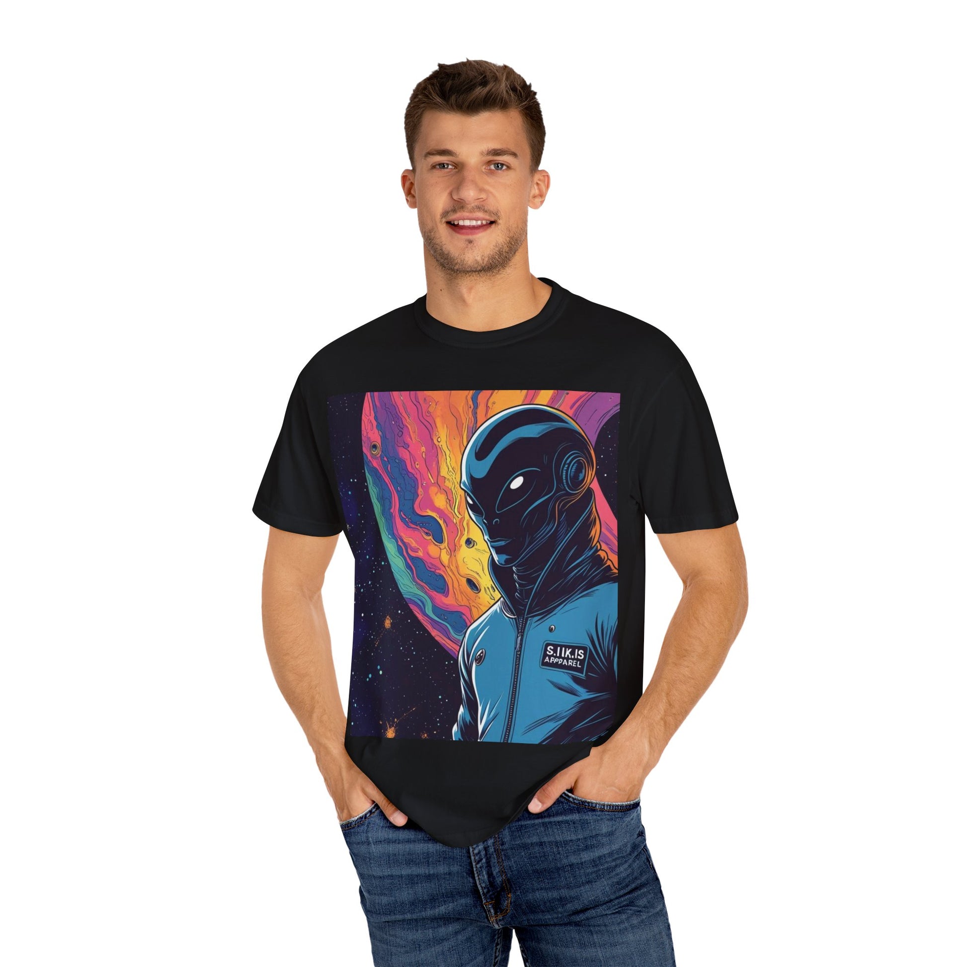 Galactic Adventure T-Shirt | Space Graphic Tee, Unisex Casual Wear, Gift for Astronaut Lovers, Trendy Space-Themed Apparel, Cosmic T-Shirt