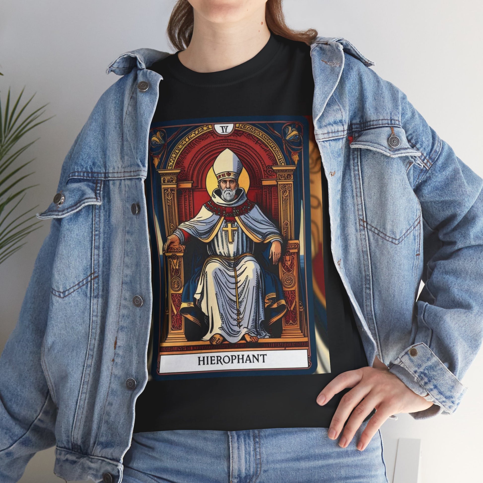Herbal Mystic Tee - Unisex Heavy Cotton T-Shirt, Tarot Shirt, Spiritual Gift, Boho Fashion, Unisex Tarot Tee