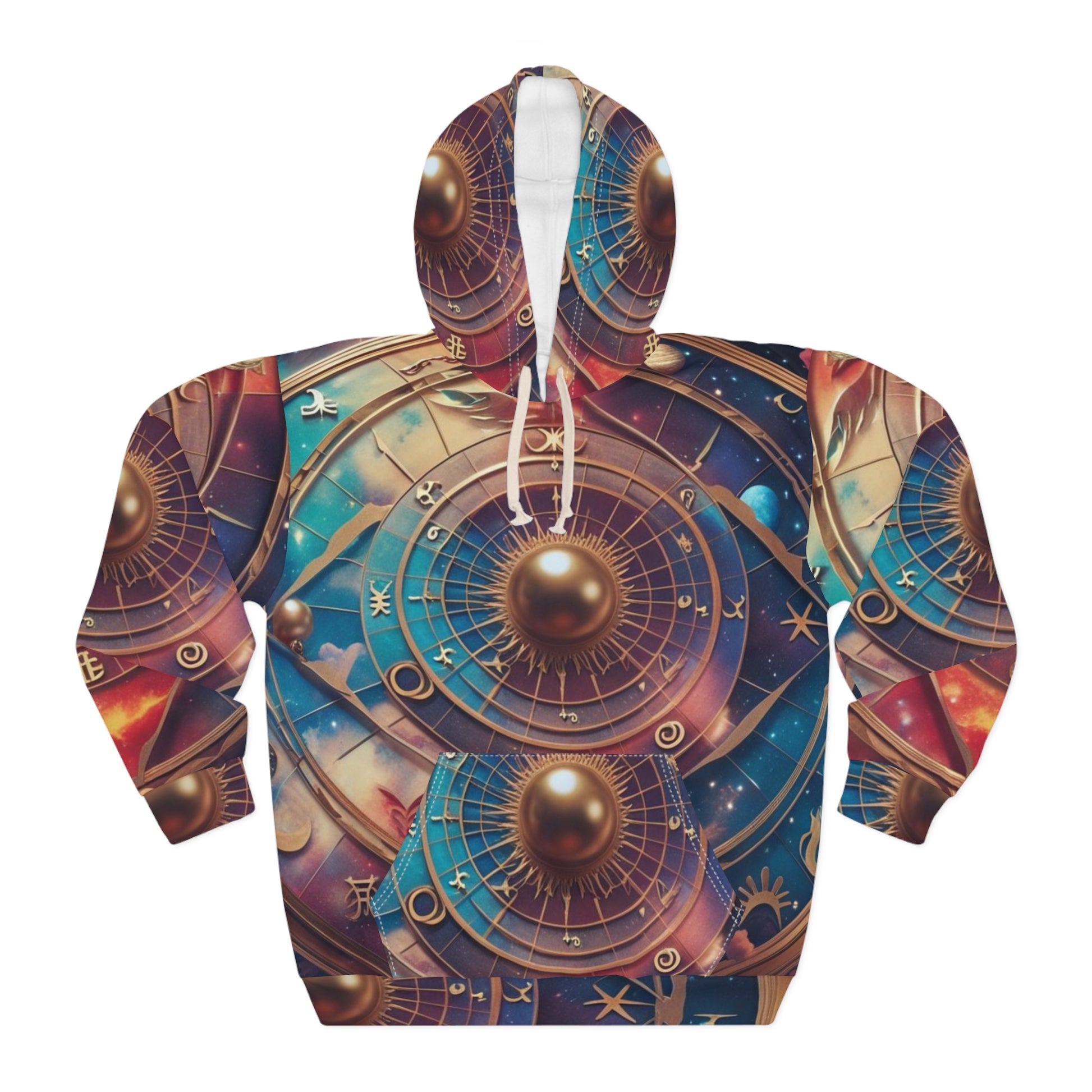 Cosmic Galaxy Hoodie | Astrology Pullover for Stargazers, Unisex Gift, Celestial Fashion, Astral Apparel, Unique Hooded Sweatshirt
