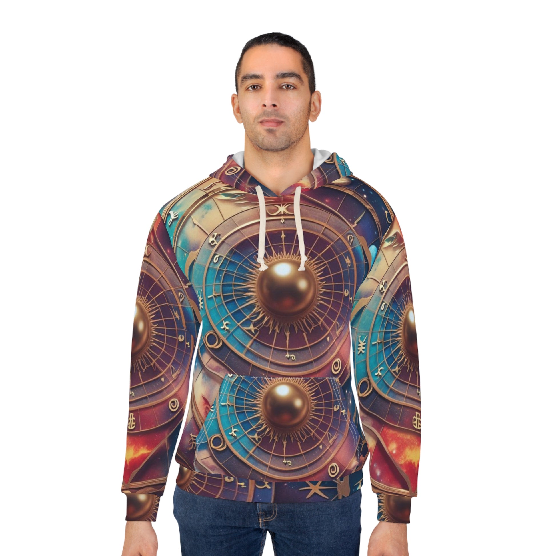 Cosmic Galaxy Hoodie | Astrology Pullover for Stargazers, Unisex Gift, Celestial Fashion, Astral Apparel, Unique Hooded Sweatshirt