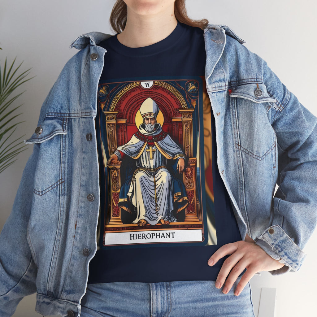 Herbal Mystic Tee - Unisex Heavy Cotton T-Shirt, Tarot Shirt, Spiritual Gift, Boho Fashion, Unisex Tarot Tee