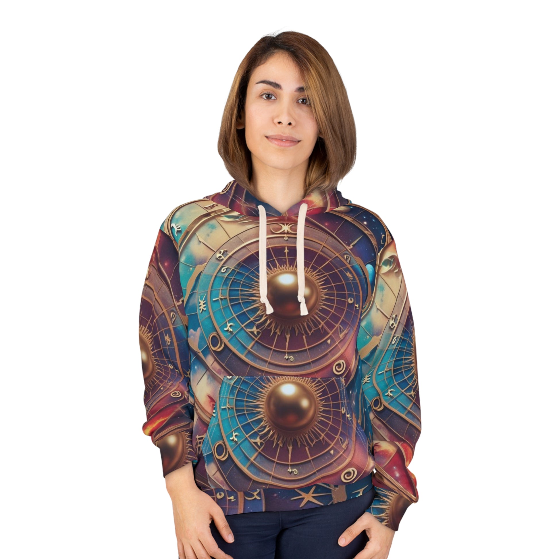 Cosmic Galaxy Hoodie | Astrology Pullover for Stargazers, Unisex Gift, Celestial Fashion, Astral Apparel, Unique Hooded Sweatshirt